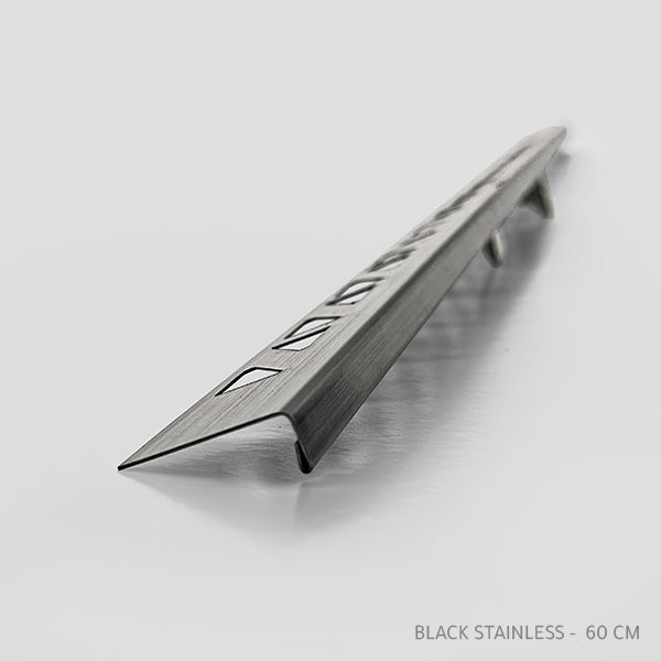 Click'n Tile End Profile — Black 60cm