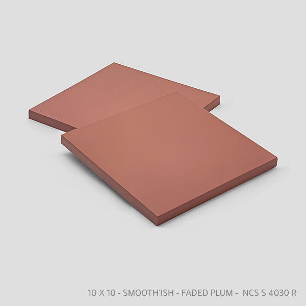 10×10 Smoothish Faded Plum
