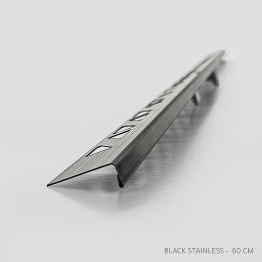 Click'n Tile End Profile — Black 60cm